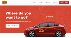 Desktop Screenshot of hometowntaxidecorah.com